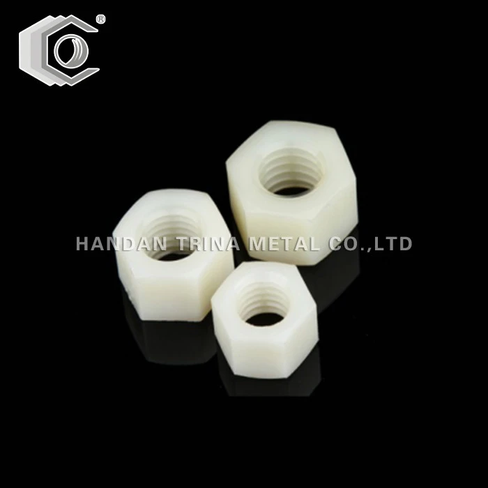 DIN934 Nylon Hex Nut tal-plastik