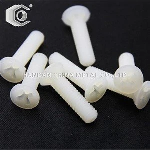 DIN965 Plastik Nylon Csk Magna vit
